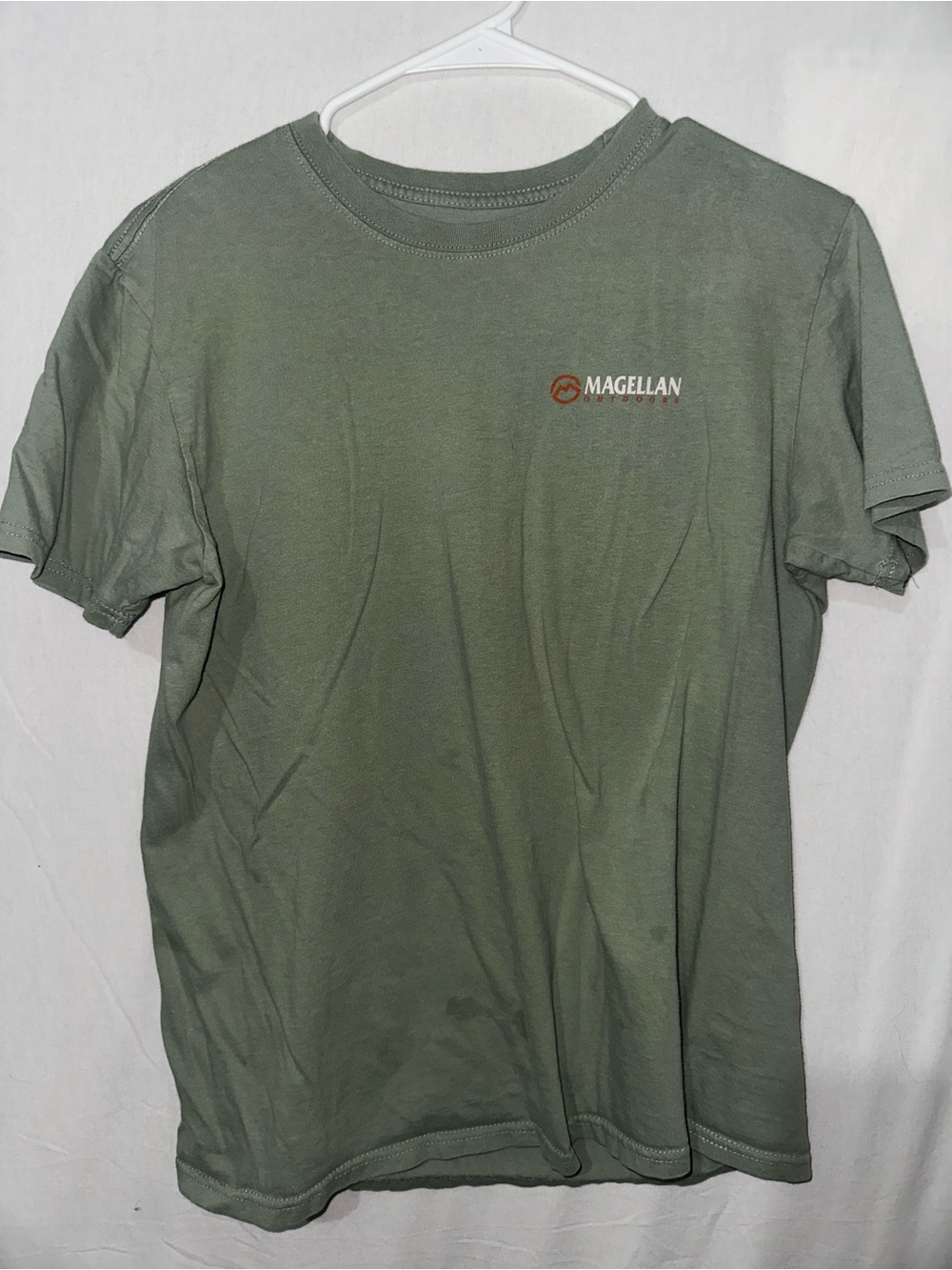 Magellan Outdoors Olive Green Short Sleeve Logo Tee